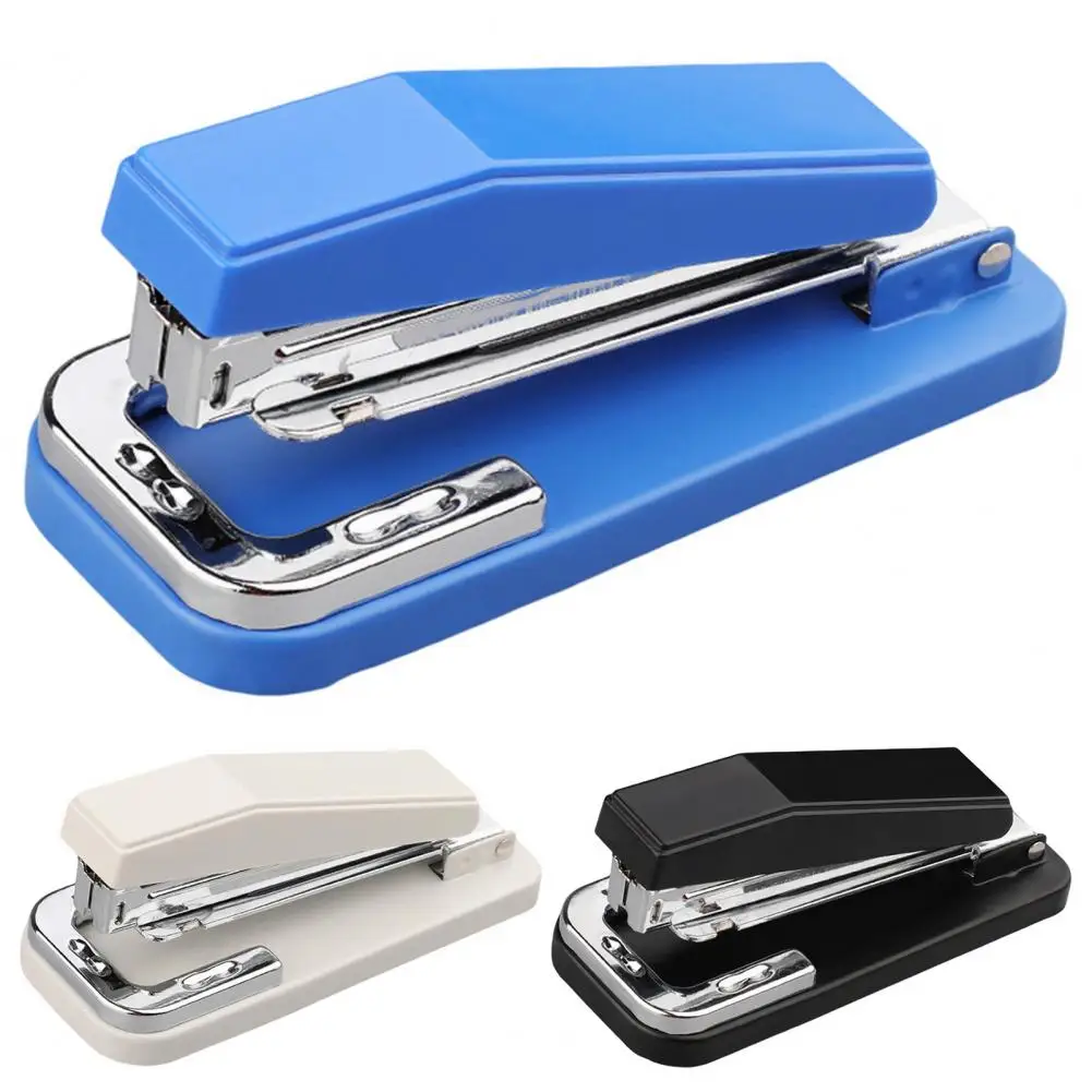 Office Stapler 360 Degree Rotatable Strong Sturdy Construction 25 Sheets Stapler Binding Machine Bookbinding School Supplies