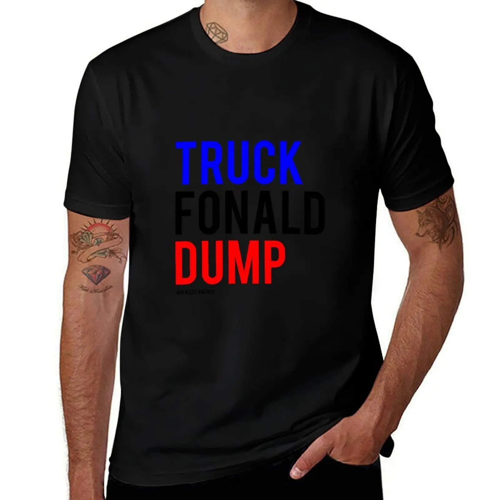 

Truck Fonald Dump T-Shirt essential t shirt man t shirt cotton T-Shirt