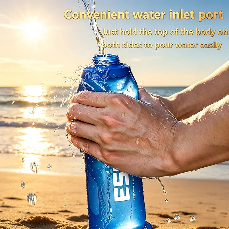 New Flask 500ml Running Soft Water Bottle Running Soft Flask Gourde Silicone Water Bottle Running Bottle YDSH02 - view 5