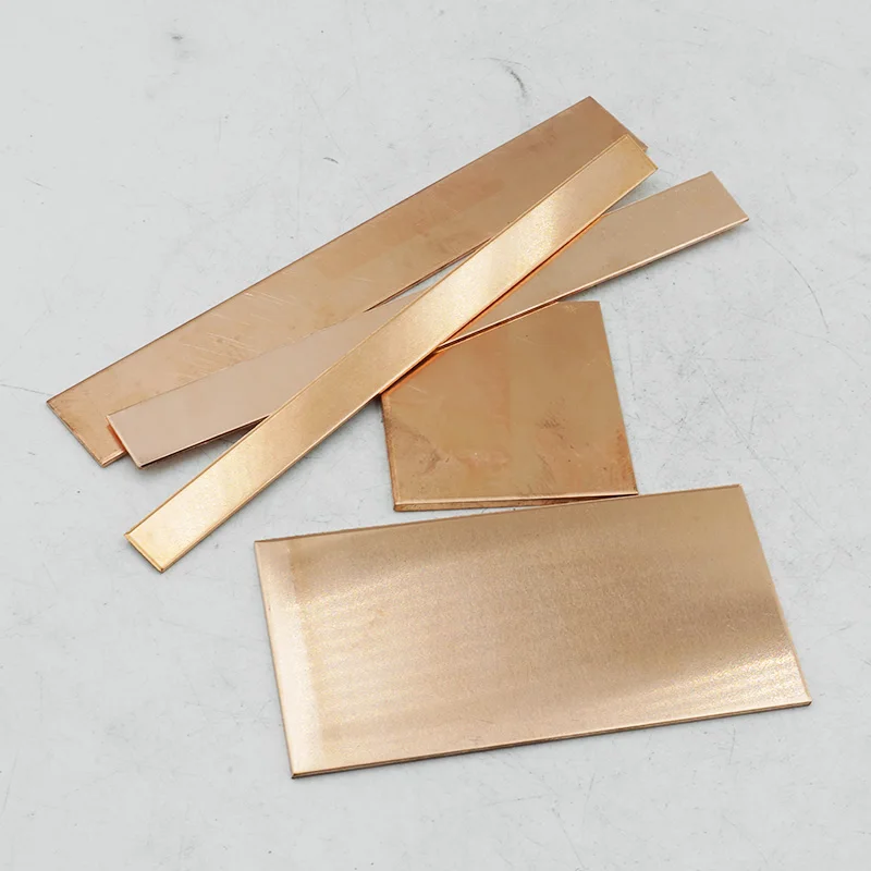 Copper Plate Foil Sheet Strip 0.1mm 0.2mm 0.3mm 0.4mm 0.5mm 0.8mm 1mm 1.2mm 1.5mm 2mm 3mm 4mm 5mm 6mm 8mm 10mm