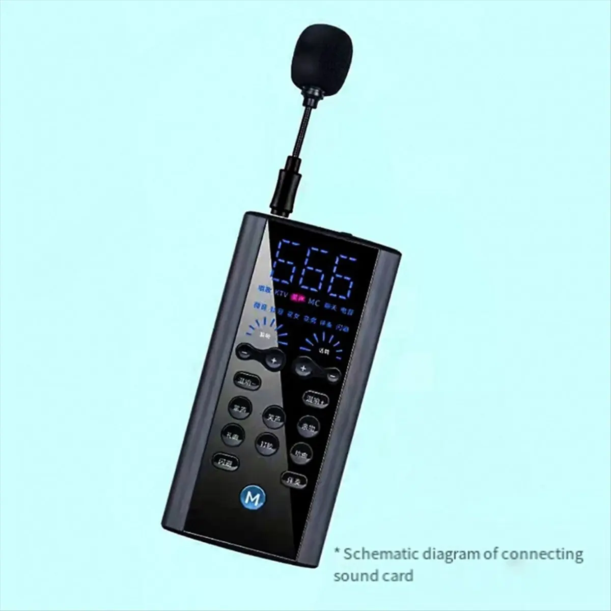 HU√◆ND Mini Wireless Microphone Direct Plug for Outdoor Mobile Phone Live Sound Card Singing Chat Four-Pole