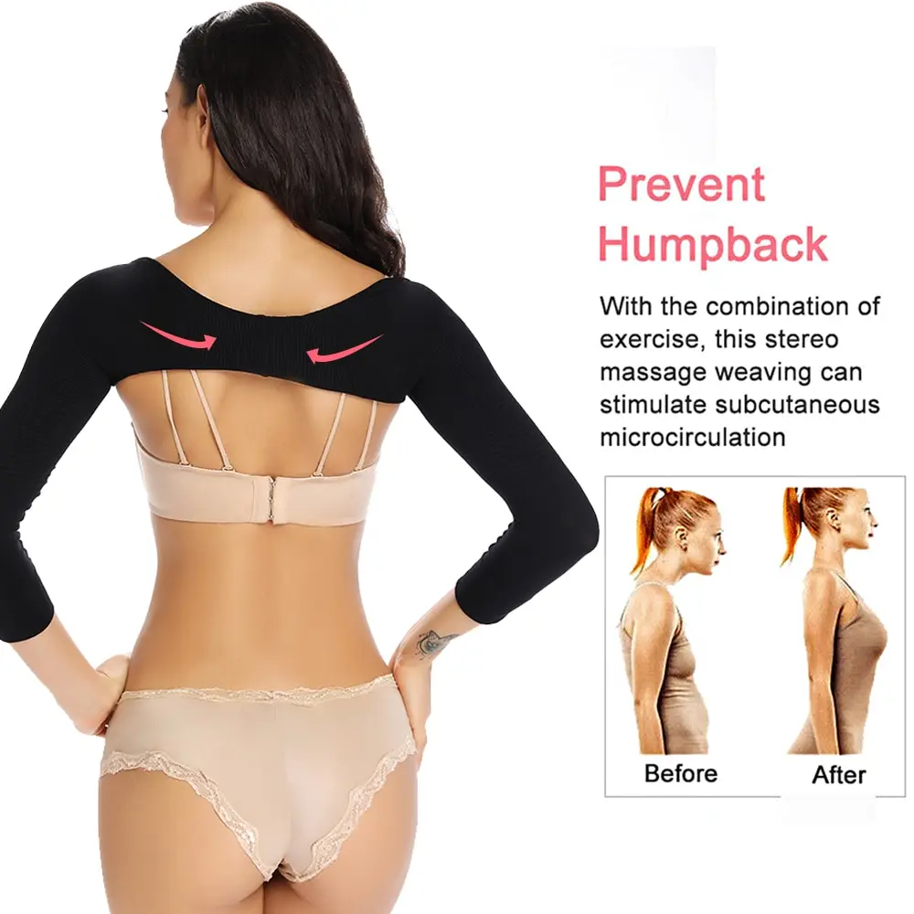 Body Shaper Women Arm Shaper Back Shoulder Corrector Humpback Prevent Arm Control Correct Posture Slimming Underwear Shapewear