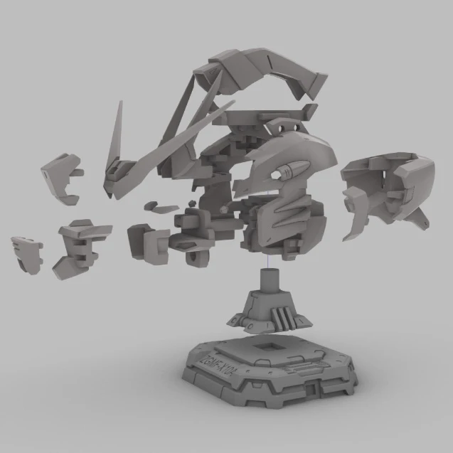 sculpture-de-tete-libre-zizeon-plus-grande-que-35-avec-revetement-de-pieces-transparentes-eclairage-en-option-pour-kit-de-modele