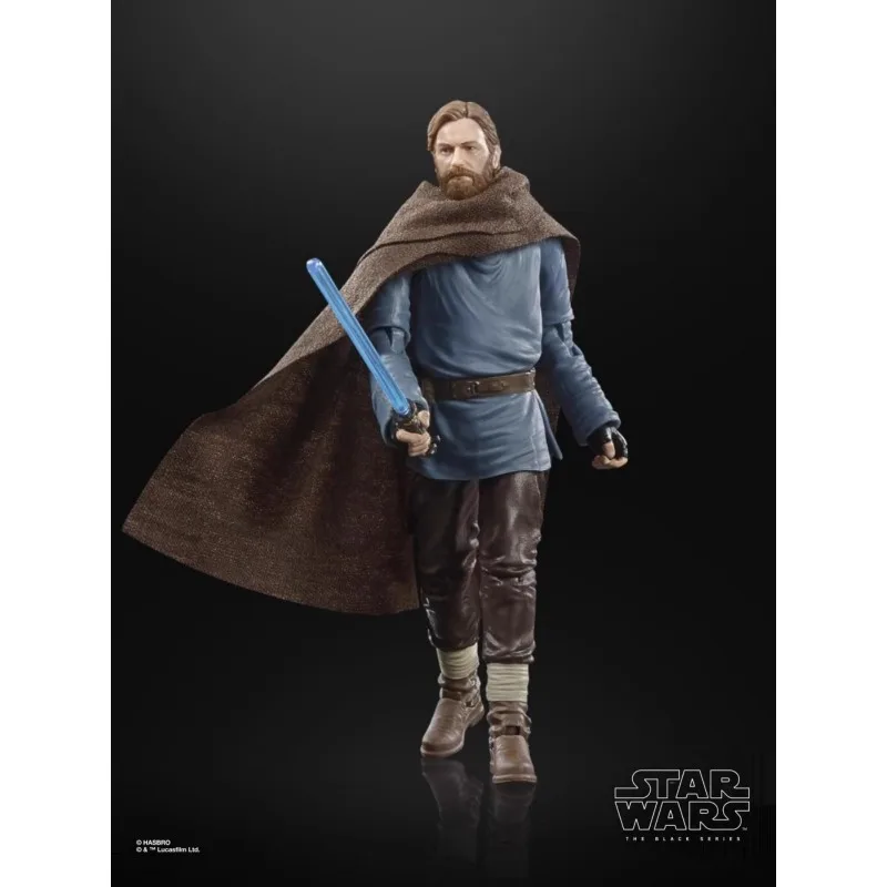 Hasbro-figura de acción de Star Wars, caja negra de dibujos animados, Obi-Wan, hombre de trabajo, Tibiden, modelo de mano, juguetes de regalo de exhibición