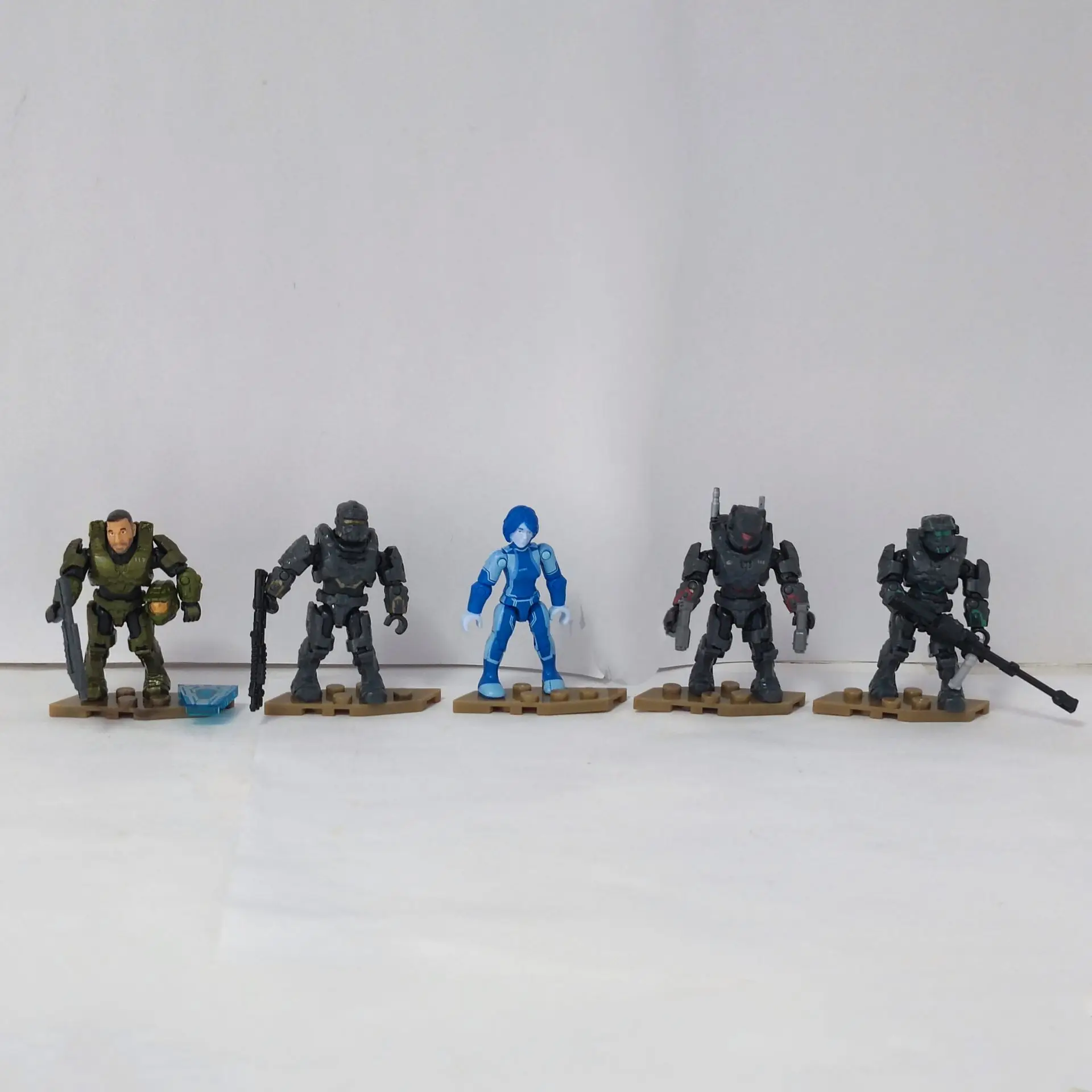 ميجا UNSC المتقشف KAI-125 جون-177 فانك-134 RIZ-028 كوتانا 5-حزمة لعبة شخصيات الحركة الصغيرة الفضفاضة #1