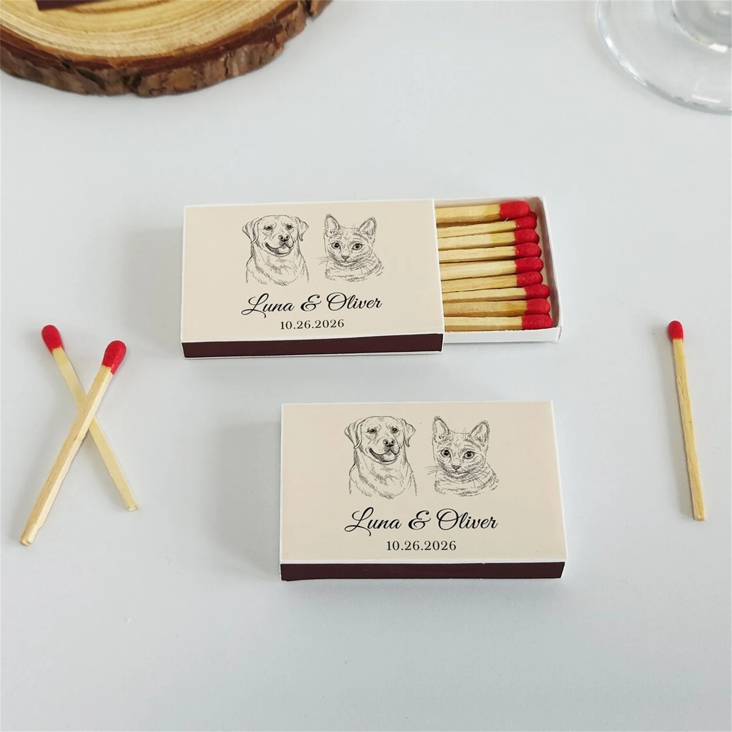 Bulk "Last Toast on the Coast" Personalized Matchboxes Custom Matchbooks Coastal Hen Party Bachelorette Favors Beach Bachelorett view 5