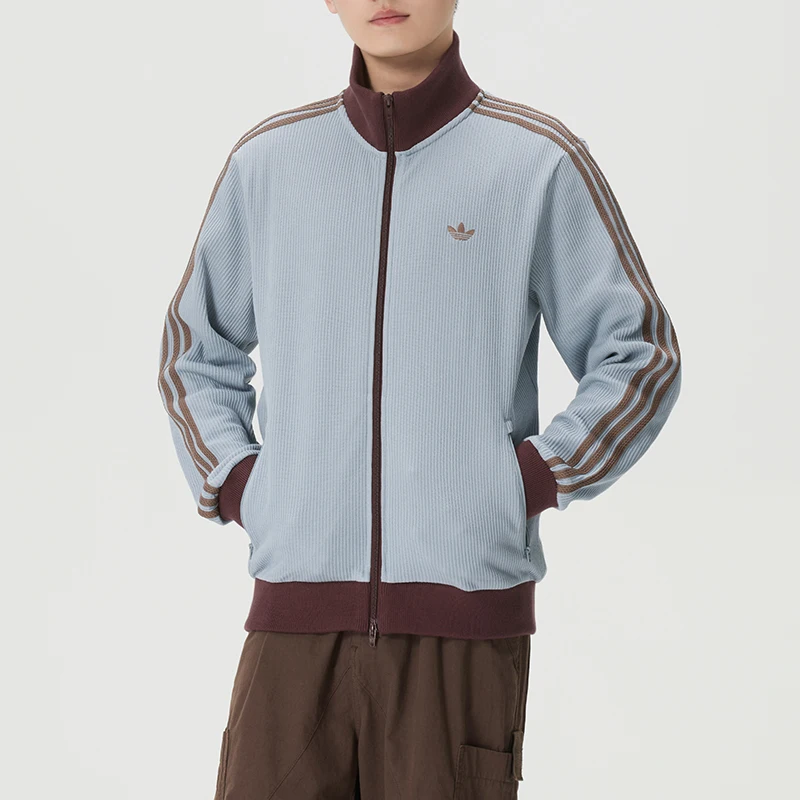 Adidas (Adidas) Trefoil Men's and Women's Sportswear Outdoor Couple's Jacket Running Fitness Training Jacket Ky5770