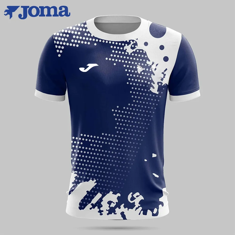 Camiseta JOMA con estampado 3D para hombre, ropa de verano transpirable de secado rápido para exteriores, ropa informal deportiva para Fitness, ropa de entrenamiento para ciclismo