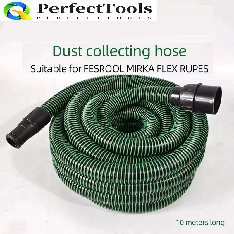 10M FOR FESTOOL MIRKA Vacuum Cleaner Dust Bucket Hose Vacuuming Tube Power Tool Accessories Sandpaper Machine Plastic Pipe