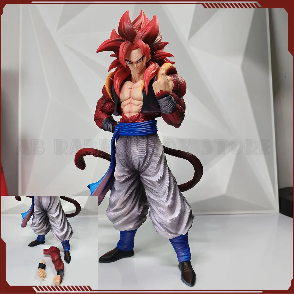 31 cm Dragon Ball Anime Figuur CY Gogeta Action Figure Super Saiyan 4 Gogeta Beeldje Met Vervang Arm Collectie standbeeld Speelgoed Gift