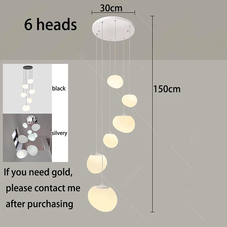 Moderne Home Decor Led Lights Hanglamp Lampen Fortrap Kroonluchters Voor Woonkamer Hanging Licht Binnenverlichting