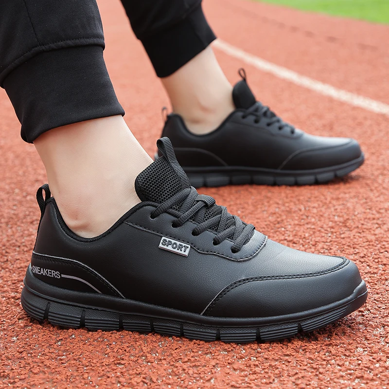 

Black Sneakers Breathable Comfortable Running Shoe Black Versatile Outdoor Sports Shoes Gym Training Shoes 2025 Choice Artikel