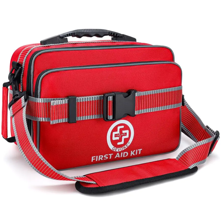 

Профессиональный набор для оказания первой помощи на 500 предметов для дома, автомобиля, путешествий, кемпинга, грузовика, походов, спорта, офиса, транспортных средств и активного отдыха