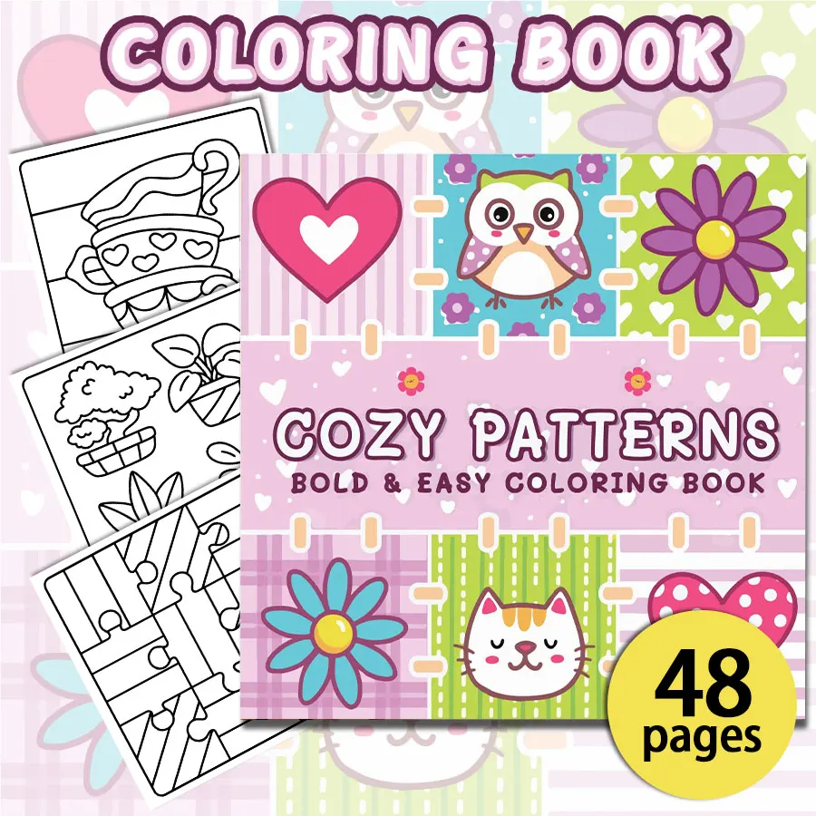 Libros para colorear espaciales acogedores, escenas de ensueño, fácil colorear, para padres en casa: bricolaje infantil, relajarse, desplegar, aumentar la creatividad