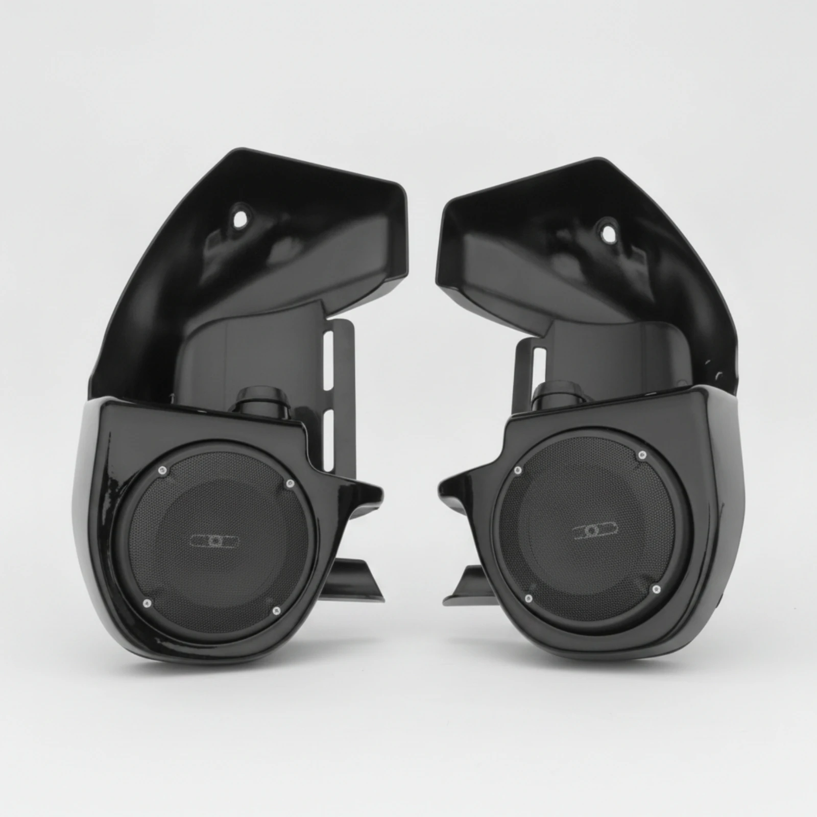 Motorcycle Lower Fairing with Speaker Pods Audio-Ready Lower Fairing with Speaker Pods Glossy Aftermarket