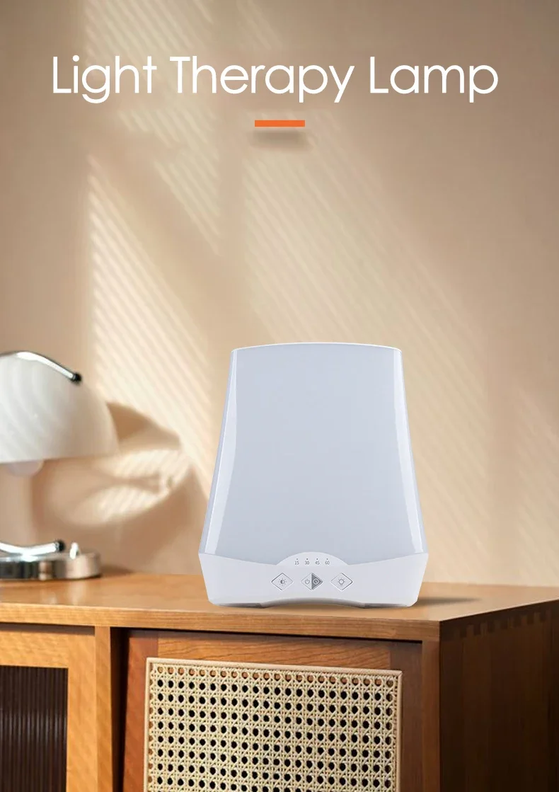 SAD LED Phototherapy Light Bionic-Daylight Affective Disorder Lamp Relief Listless Fatigued Therapy Night Light Stepless Dimming