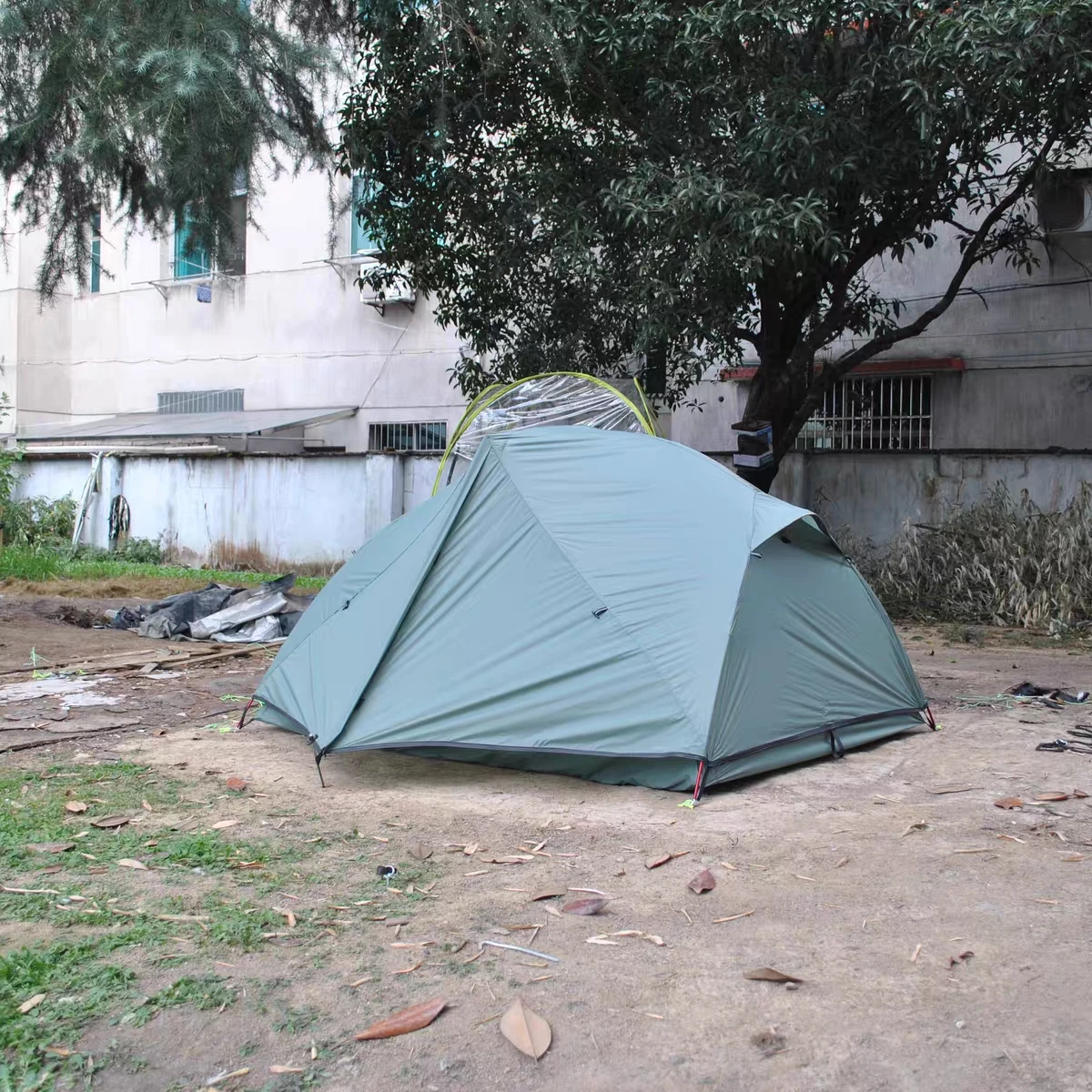 Tenda da zaino ultraleggera per campeggio ed escursionismo, leggera, zaino in spalla per 2 persone, pali in alluminio, tende da campeggio