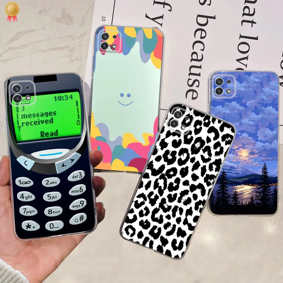For Samsung Galaxy A22 S A22S 5G Case Silicone Cartoon Soft Protective Back Cover For Samsung A 22 A22 A22S 5G Phone Case Funda