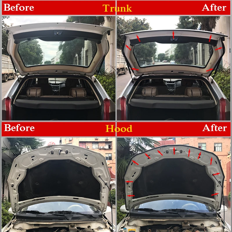 LST Trunk Seal Rubber Edge Protection – Tailgate For Opel Astra Corsa Vectra B