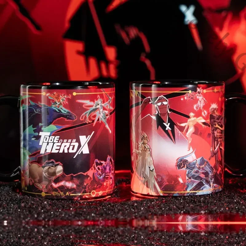 アニメ「to-be-hero」（トゥービーヒーロー）越清暁女王「ラッキーシアン・ゴーストブレイド」ブライアン・ナイス・ドラゴンボーイ-コスプレ-変色マークカップ-マグカップ-マスコット-ギフト