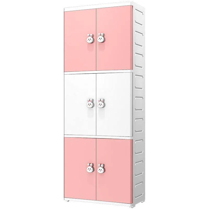 

door plastic storage cabinet extra large thickened simple children's household bedroom
