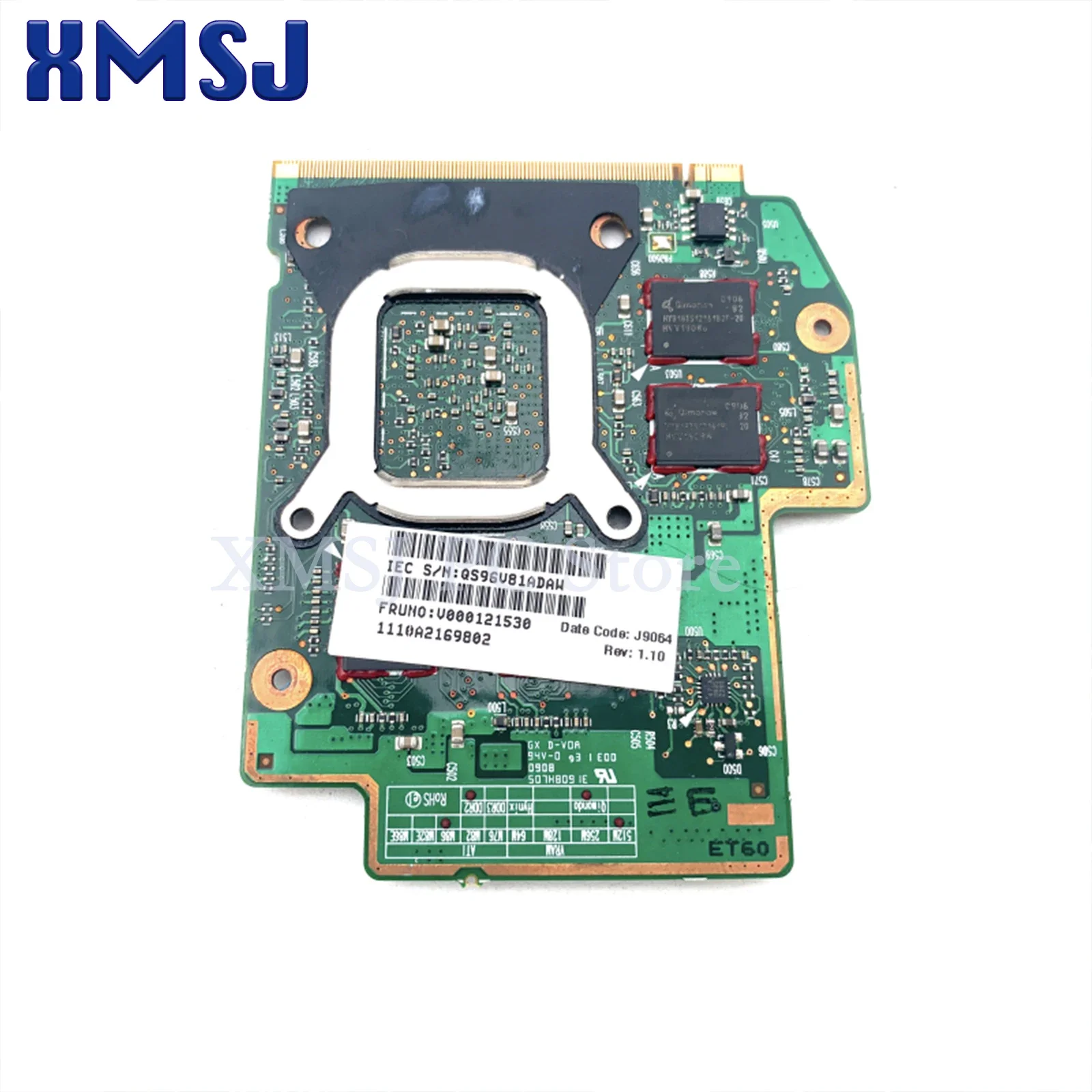 Imagem -02 - Placa Gráfica de Vídeo Xmsj Vga para Toshiba Satellite V000100500 V000101610 V000121530 V000121540 A205 A305 A315 A300