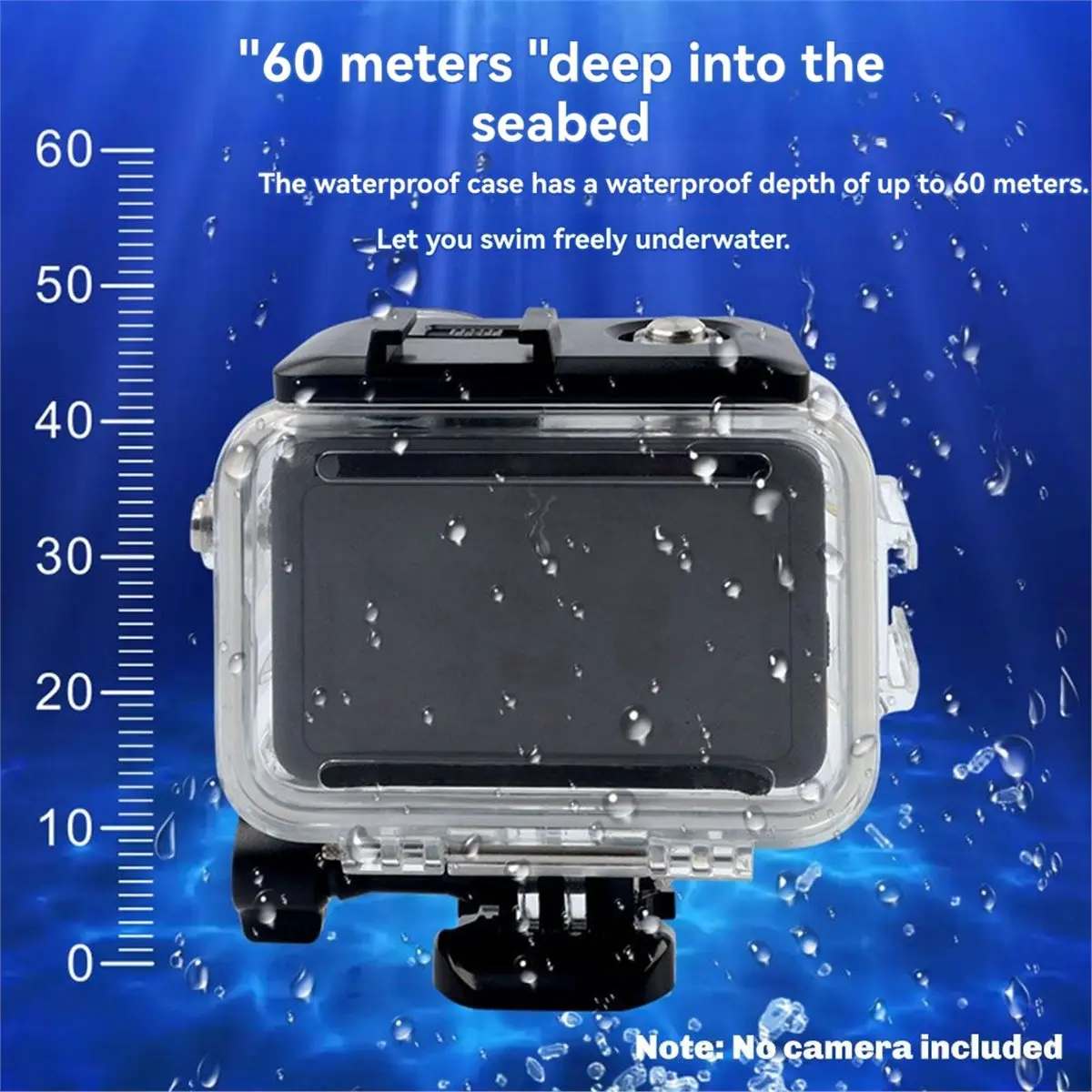 2026 New 60M Waterproof Diving Case for Action6 Underwater Housing Enhanced Camera Accessories