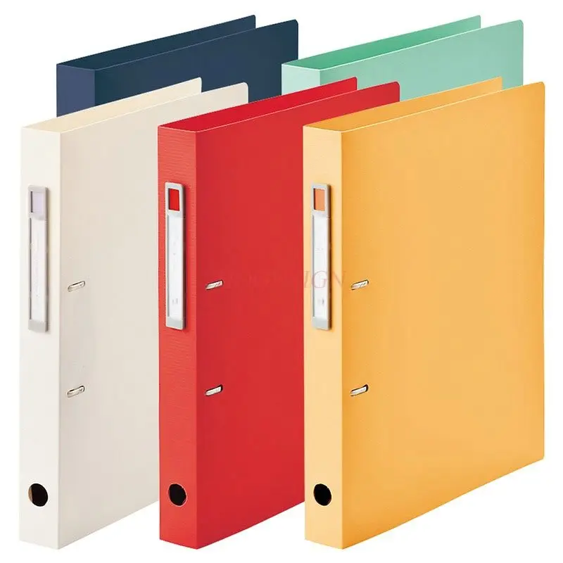 1pcs 2 hole D-type A4 office folder folder file folder punching clip