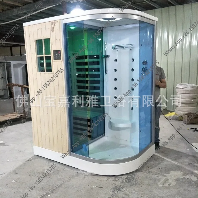 Shower room integrated household dry steam shower room integrated sauna  intelligent steam room dry and wet separation