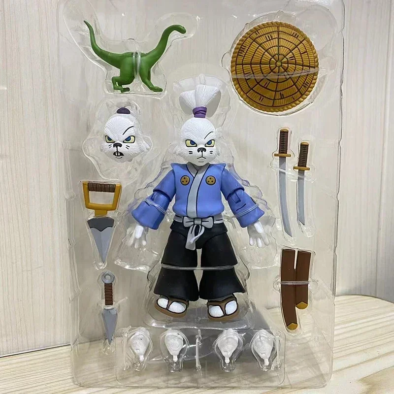 Original NECA Turtles Rabbit Ronin The Tale of Usagi Yojimbo Action Figure Classic Role Anime Figure Movable Birthday Toys Model