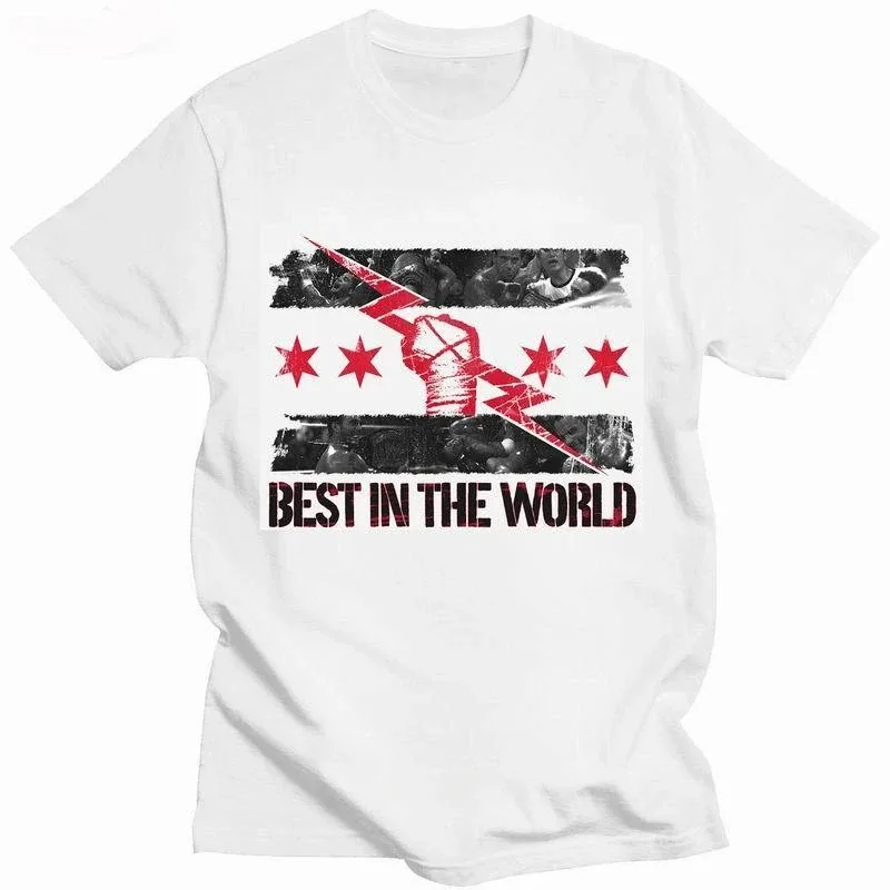 2024  Men's Cm Punk Aew Best in The World T Shirt Clothing Vintage Stylish Chic Crewneck Tee Shirt Gift T-Shirts