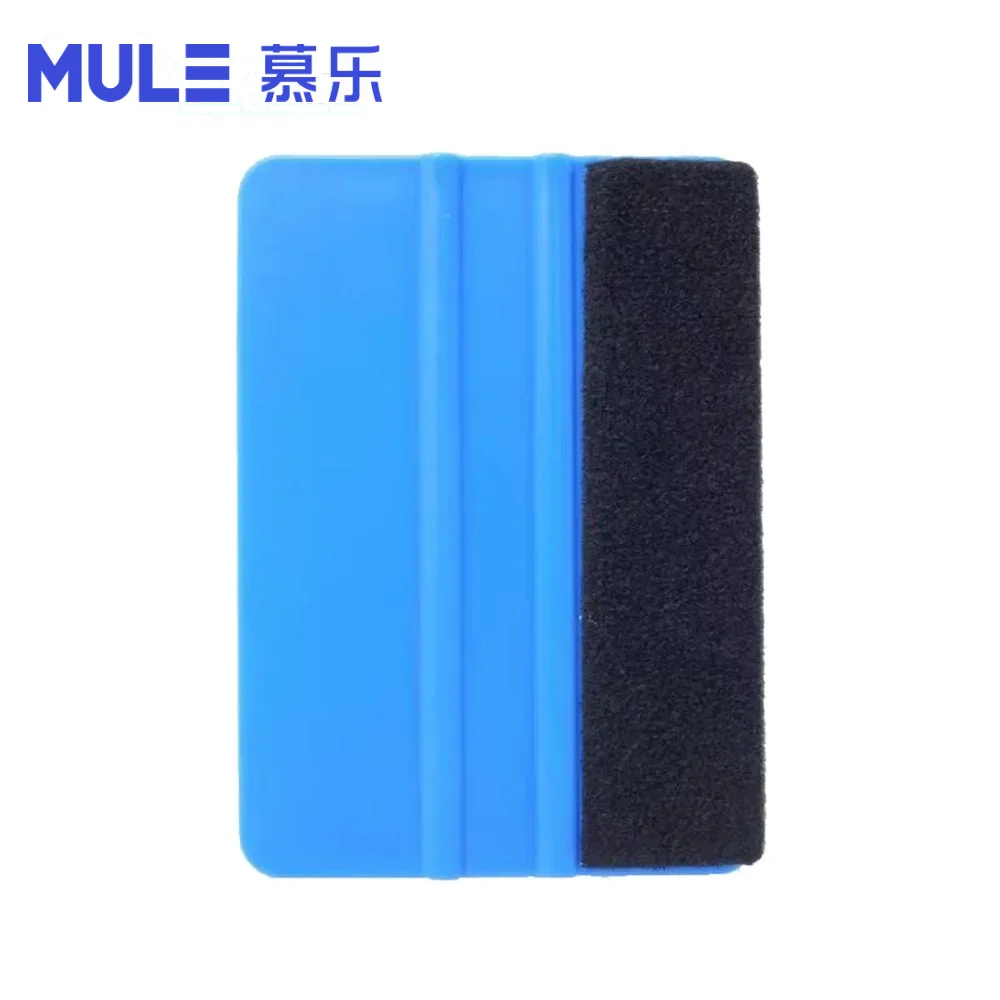 10x7cm Carbon Fiber Vinyl Car Sticker Film Install Squeegee Scraper with Felt Tool - Car Wrap Installation Kit view 2