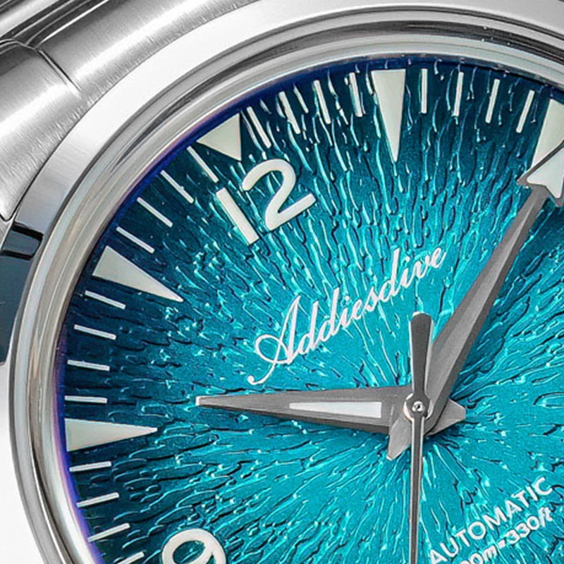 ADDIESDIVE NEW Gradient Automatic Mechanical Watches Waterproof Japan 8215 Bubble Mirror Glass Dress Watches AD2508 Reloj Hombre