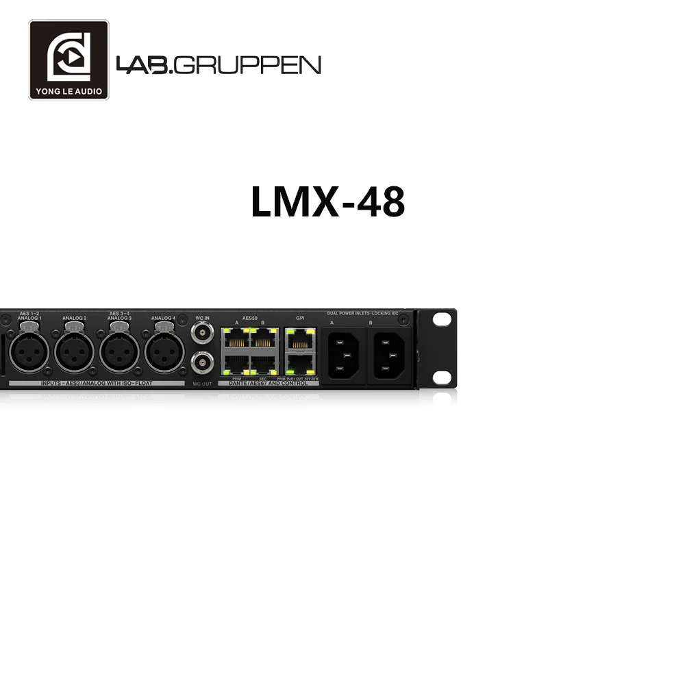 Lake LMX48 Metal Professional Loudspeaker Management System With Cross Effect Digital Mixer And FM Audio Processor For Stage Use