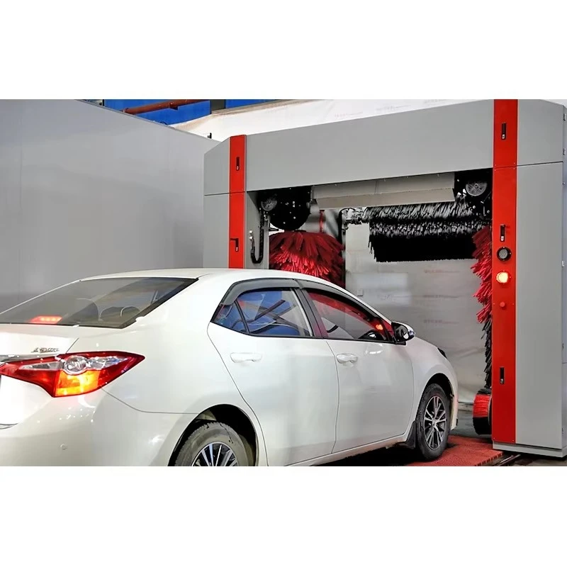 Automatic Washing Machine Car Wash Tunnel Machine for Car Washes with Dryer and Drying Brushes 360-degree Rotating Spray Arms