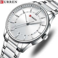 CURREN 8430 Classic Fashion Men's Quartz Watch Luminous Simple Gold Stainless Steel Business Casual Watches for Men reloj hombre