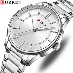 CURREN 8430 Classic Fashion Men's Quartz Watch Luminous Simple Gold Stainless Steel Business Casual Watches for Men reloj hombre