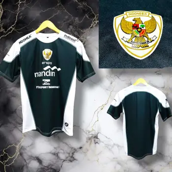 男士夏季服裝印尼鷹隊足球球衣運動訓練T卹 2025 速乾吸汗T恤衫 Moto 6 最佳銷售 印尼航運 - №5