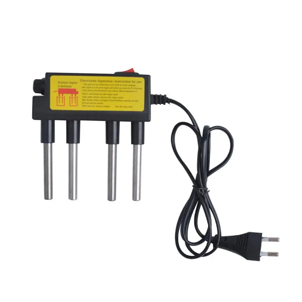 Water Quality Monitor Electrolyzer Home Use ABS Metal Testing Device for Aquarium Pool and Tap Water