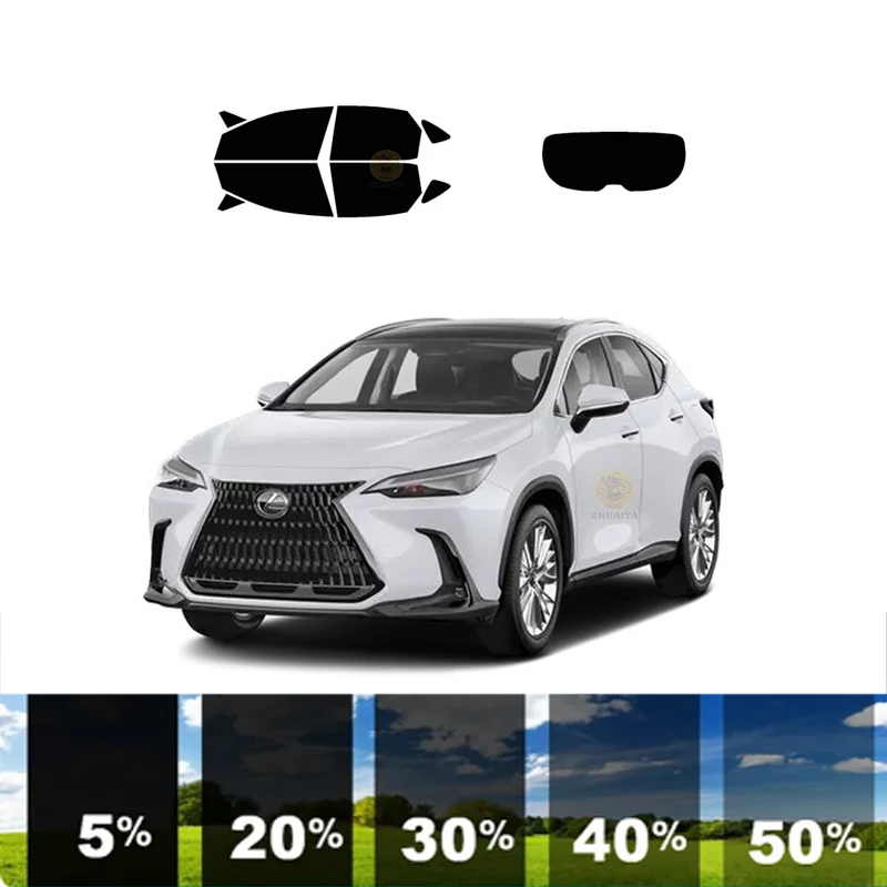 

precut Removable Window Tint Film For Car 100% UVR 5%-70%VLT Heat Insulation Carbon ﻿For LEXUS NX 4 DR SUV 2022-2024