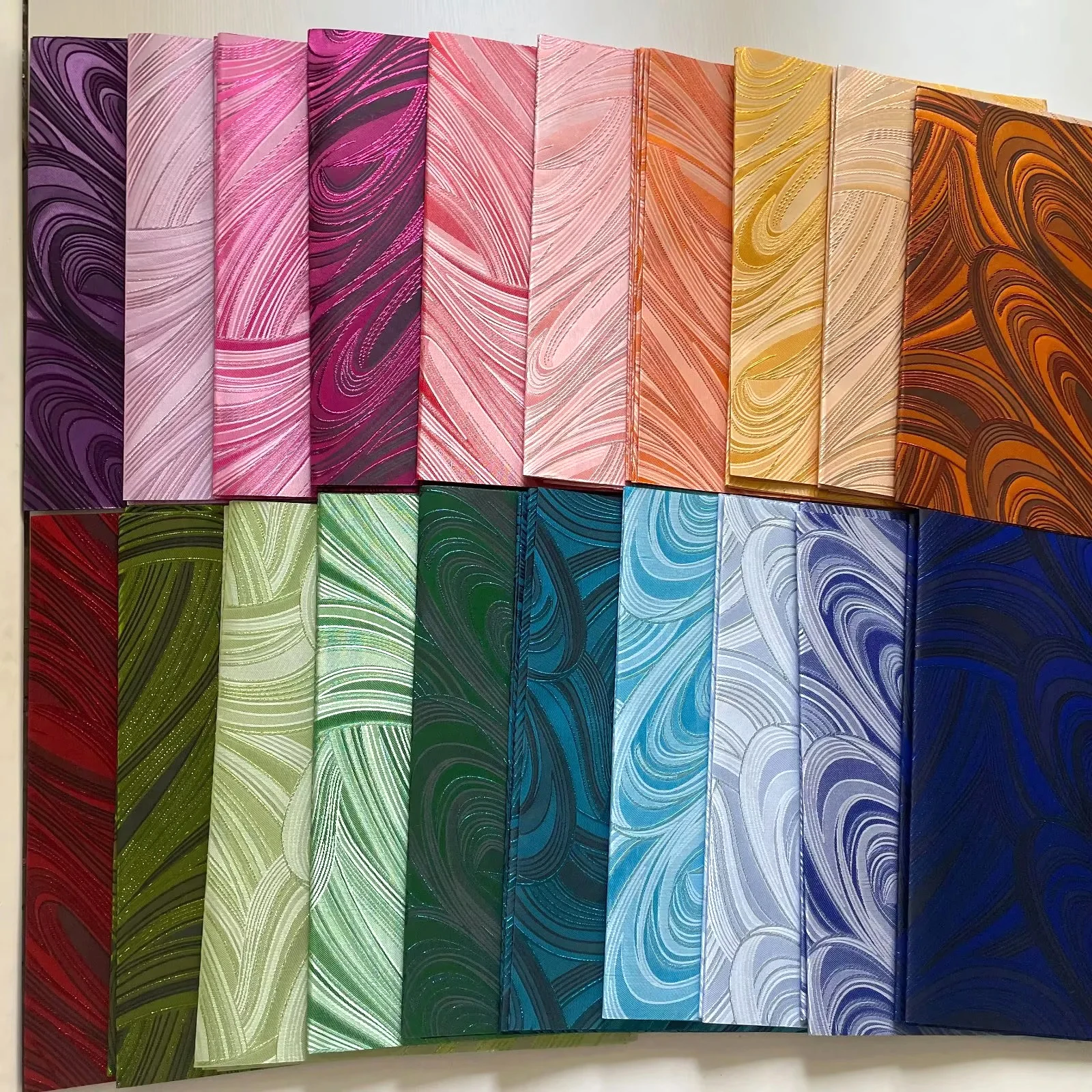 

2PCS Luxury 3D Gele Set, 2.5Yards Swiss Sego Headtie & Ipele for Nigerian Party Wear 20 ColorsTXH-21