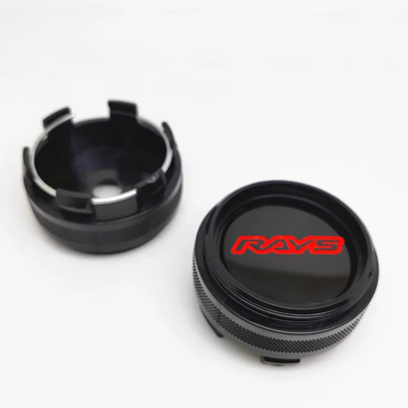 4pcs 62mm 56mm Rays Racing Car Wheel Center Caps Rims Replacement Hub Cover Dustproof Hubcap