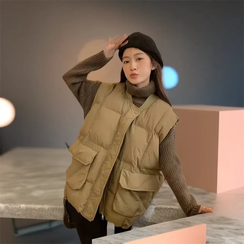 Doudoune rembourrée en coton pour femme, veste d'hiver, manteau chaud, nouveau, 2024