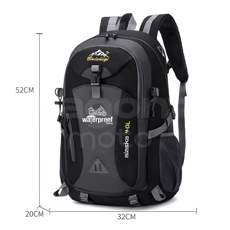For Yamaha YZF R3 R25 R6 R1 2013-2019 Motorcycle 40L outdoor hiking bag sports bag leisure travel backpack large capacity