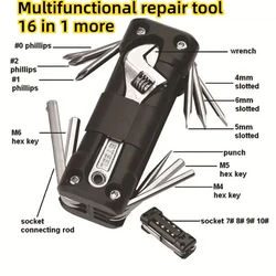 New Motorcycle Multifunction Tool Kits Multitool Tire Repair Tool Set with Screwdriver Chain MTB Road Cycling Motorcycle Tools