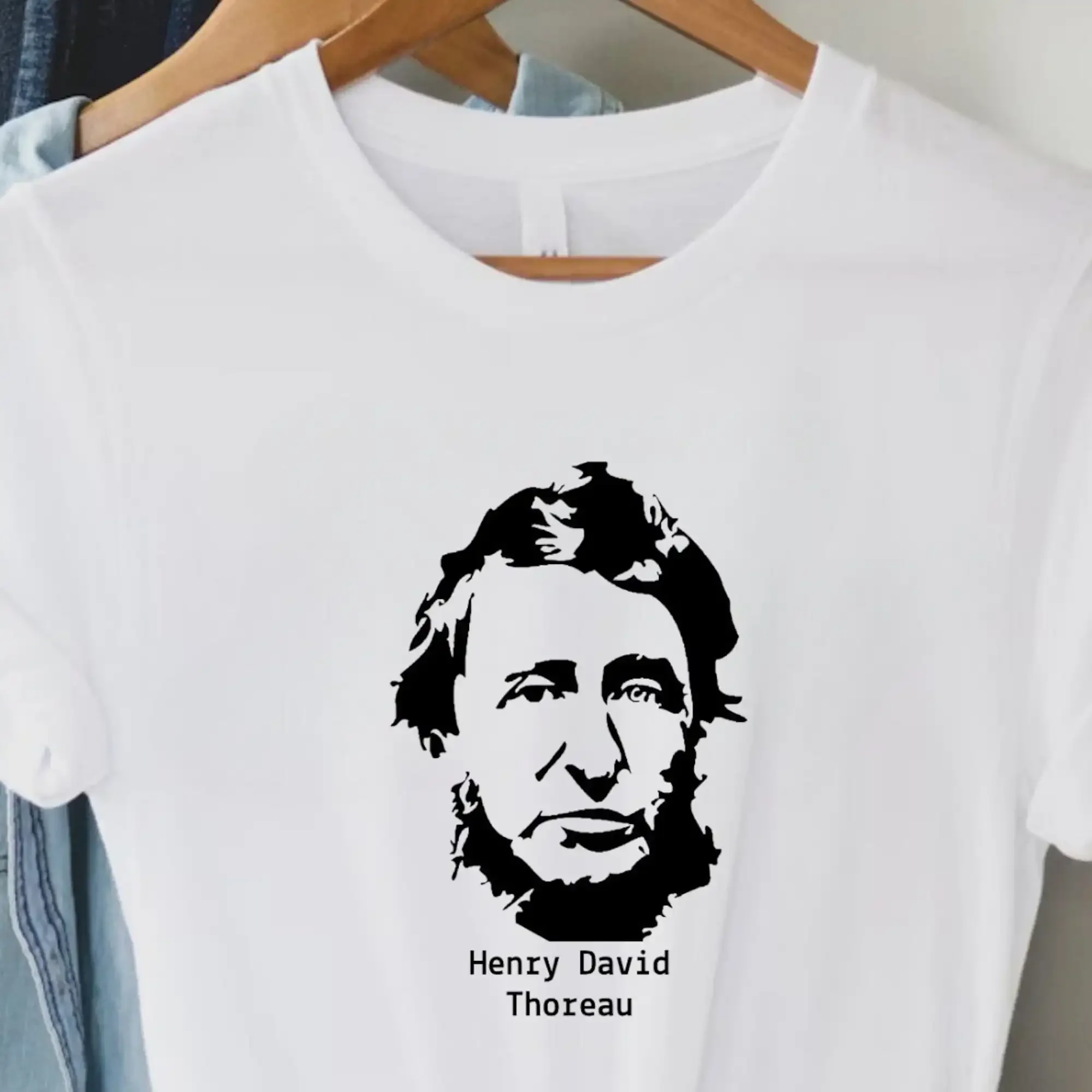 Henry David Thoreau T Shirt Transcendentalist Author Nature And Philosophy Literary Fan Merch