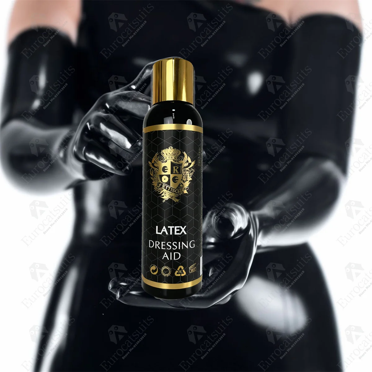 Latex glänzendes Spray EROE Feetisch SPECIALS Care LATEX DRESSING AID Care Latex Dessous polierter Latex-Body glänzend