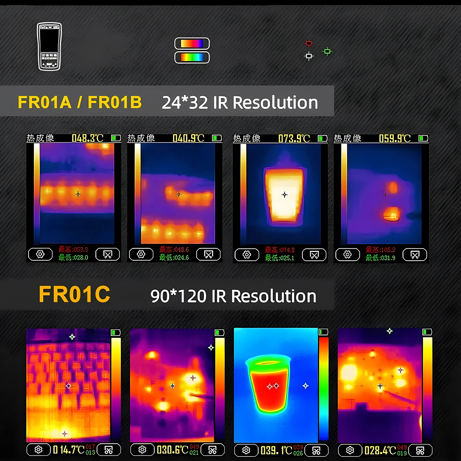 FeelElec FR01 2in1 Thermal Imager Multimeter 2.8\