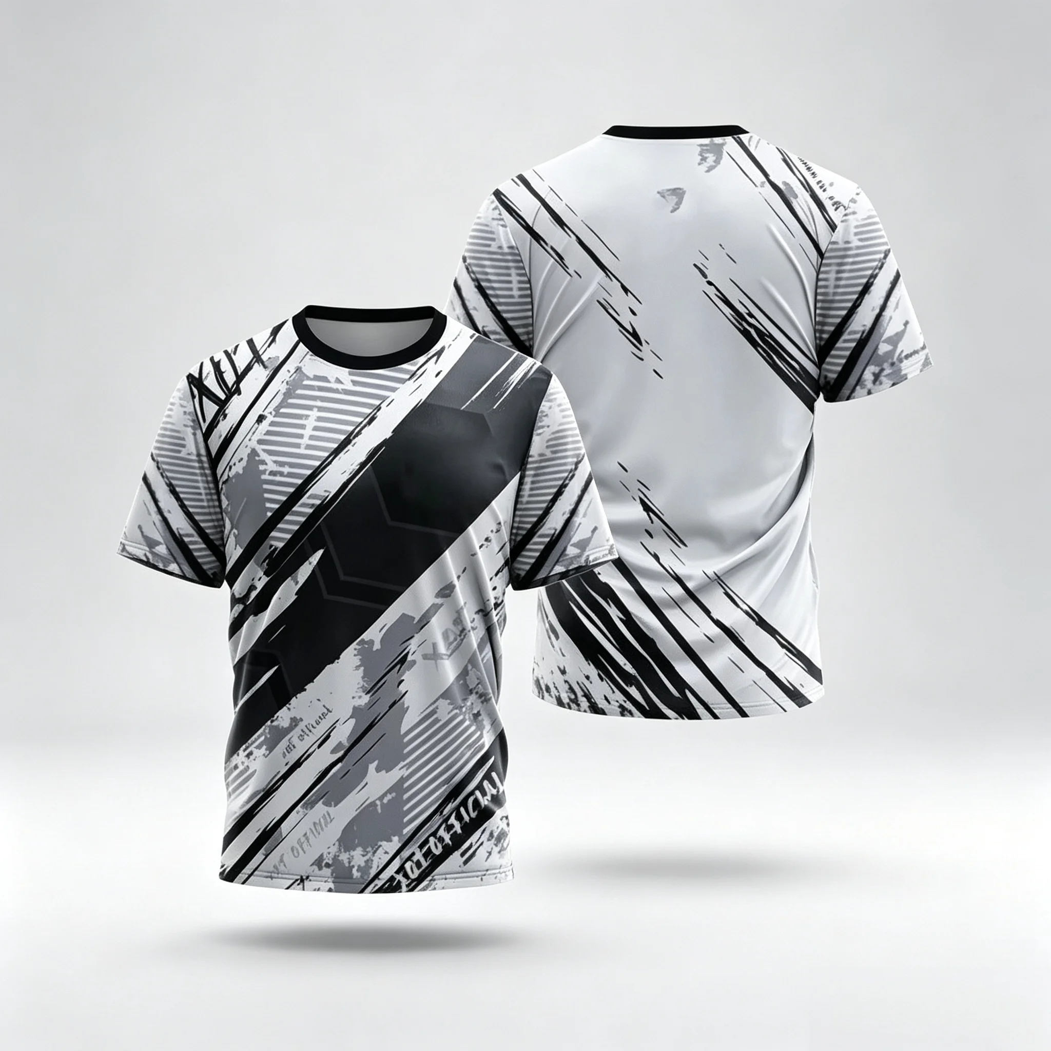 Men Sports Jersey Short Sleeve Quick Dry Sublimation Athletic T Shirt Training Uniform Tee for Football Tennis Multiple Patterns