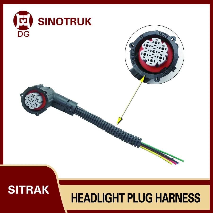 

Разъем для фонаря грузовика 14974, разъем для фонаря SITRAK C7H G7H